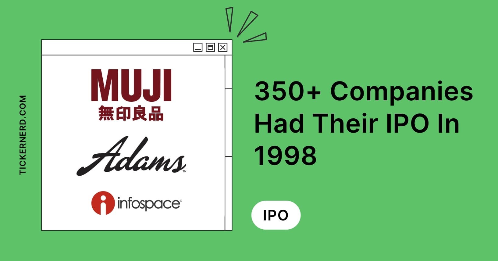 companies that had their ipo in 1998 updated
