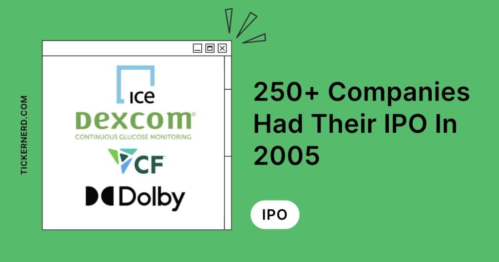 companies that had their ipo in 2005