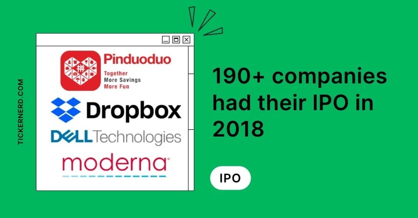 companies that had their ipo in 2018